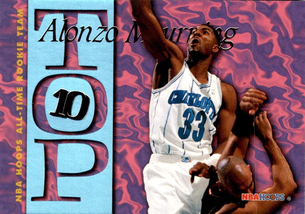 1995 Hoops Basketball Alonzo Mourning #AR6 PSA 10