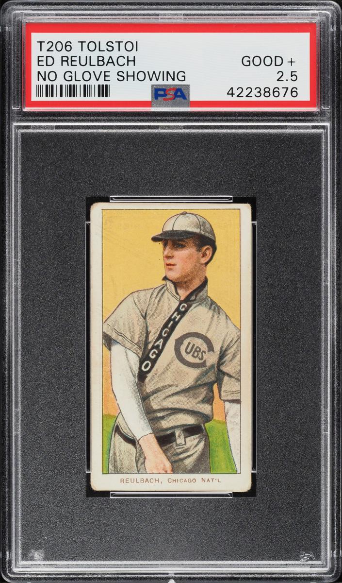 1909-11 T206 Baseball No Glove Showing Ed Reulbach #NNO PSA 3.5