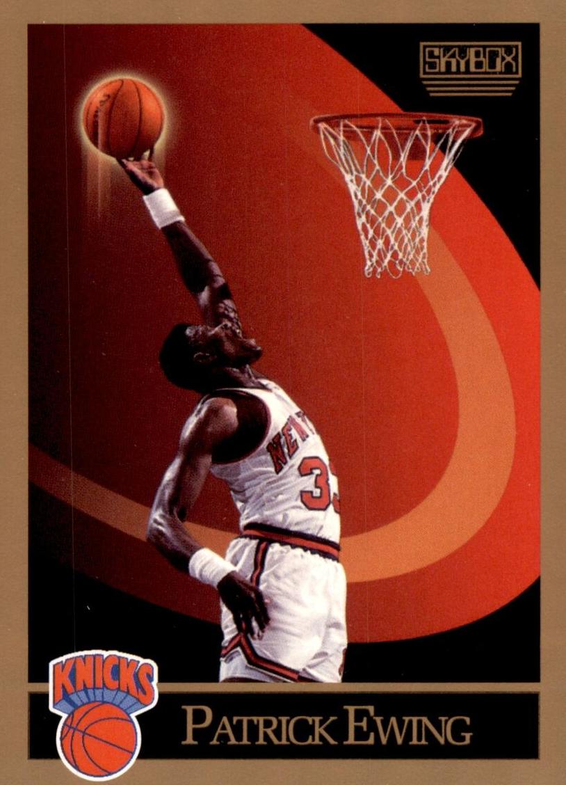 1990 Skybox Basketball Patrick Ewing #187 PSA 9