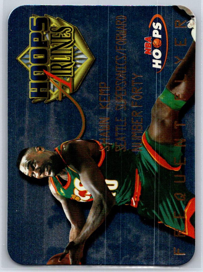 1997 Hoops Basketball Shawn Kemp #FF17 PSA 9