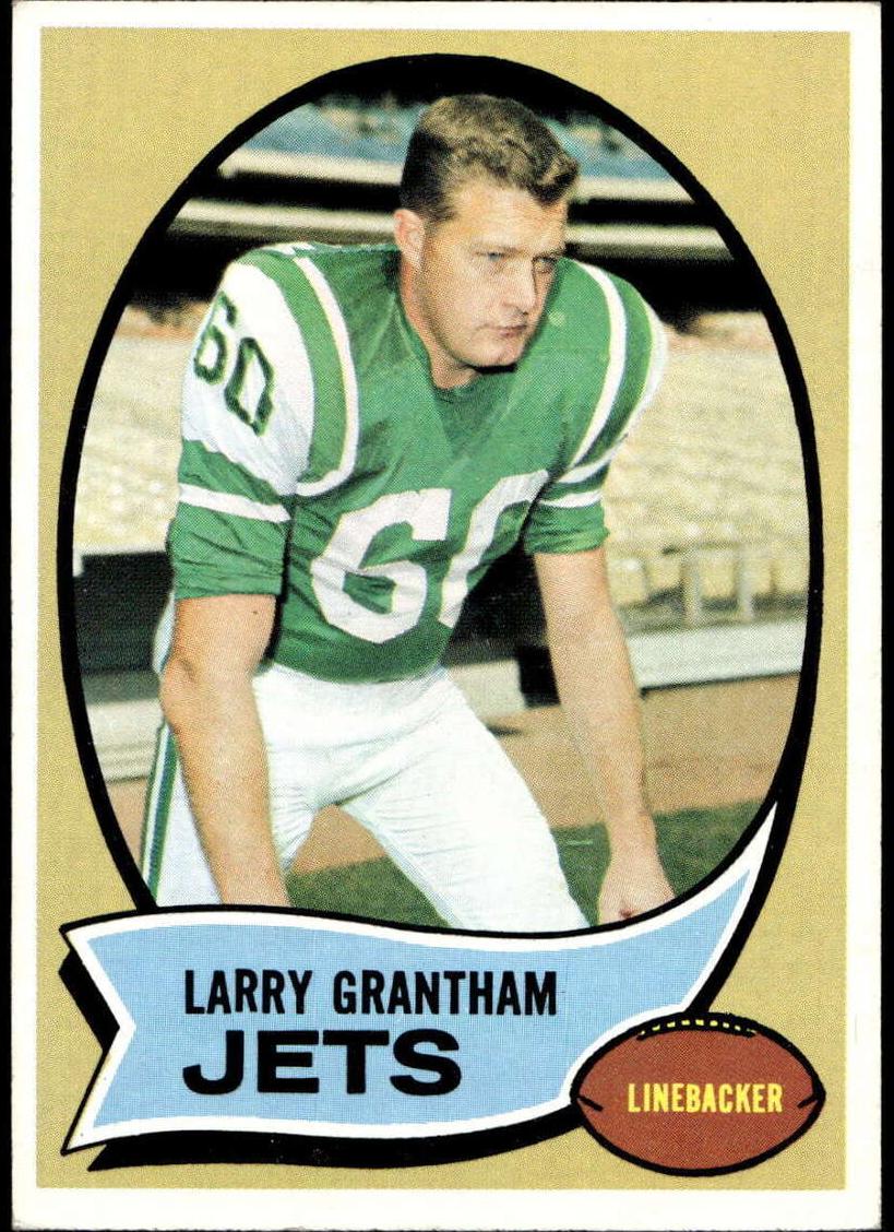 1970 Topps Football Larry Grantham #82
