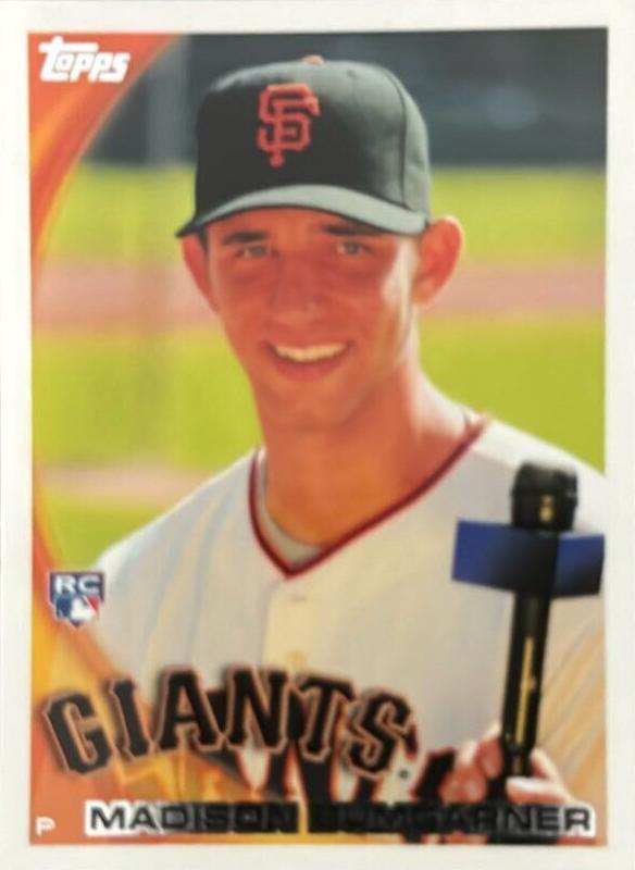2010 Topps Baseball Madison Bumgarner #105 PSA 9