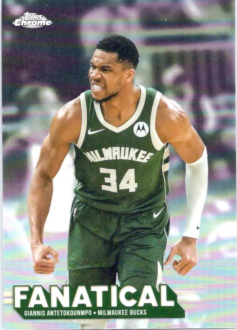 2025 Topps Chrome Basketball Giannis Antetokounmpo #FAN-2