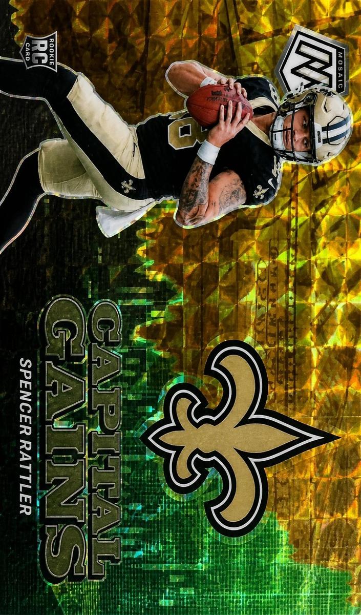 2024 Panini Mosaic Football Mosaic Gold Spencer Rattler #5