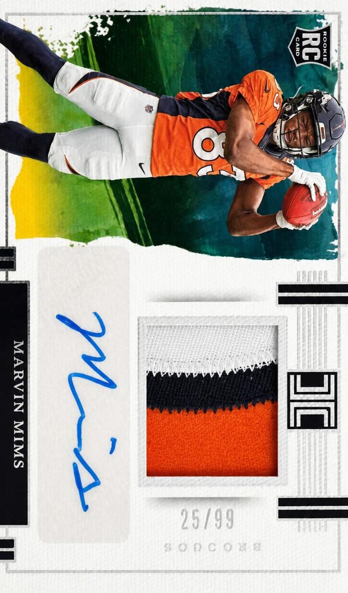2023 Panini Impeccable Football Marvin Mims #RPA-MM