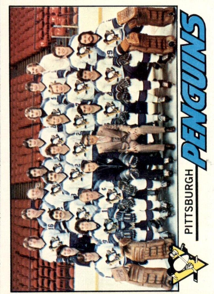 1977 Topps Hockey Penguins Team #84