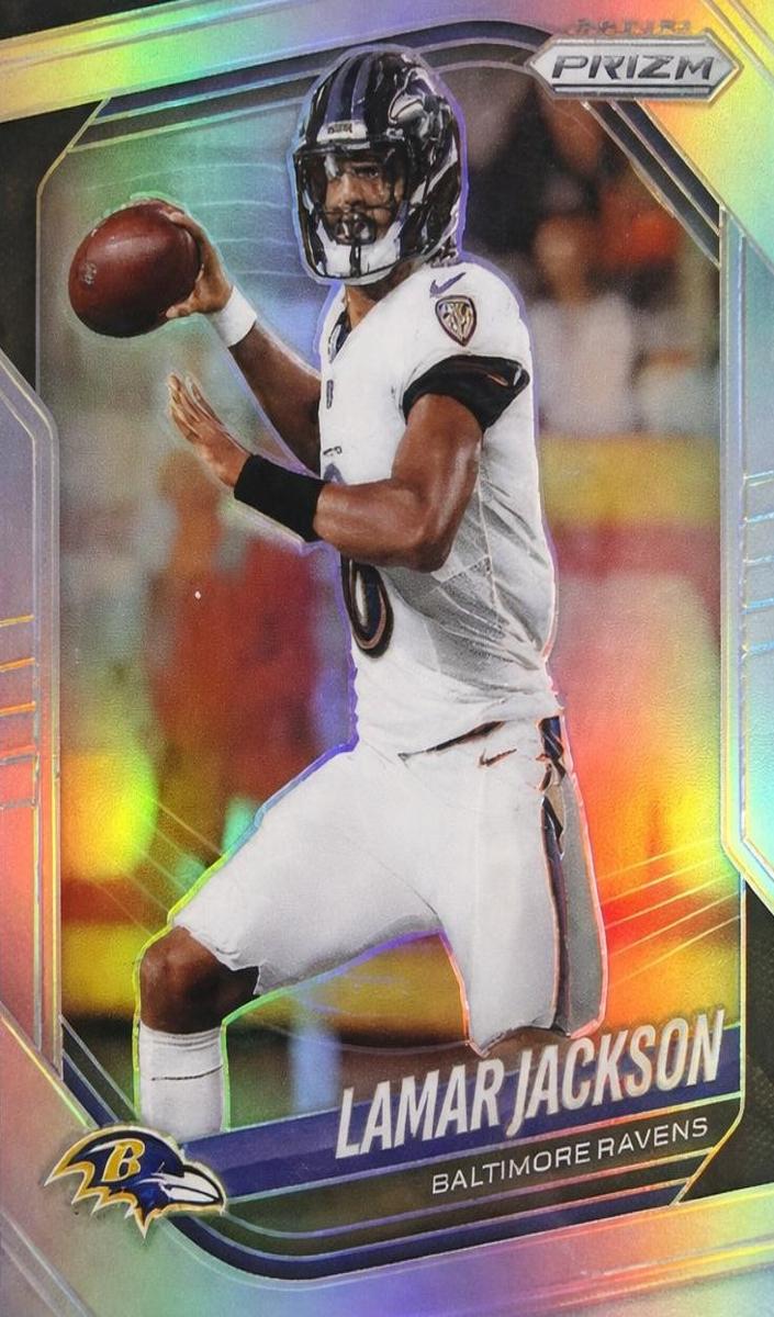 2025 Panini Prizm Football Silver Lamar Jackson #78