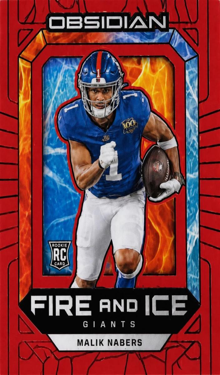 2024 Panini Obsidian Football Red Malik Nabers #14