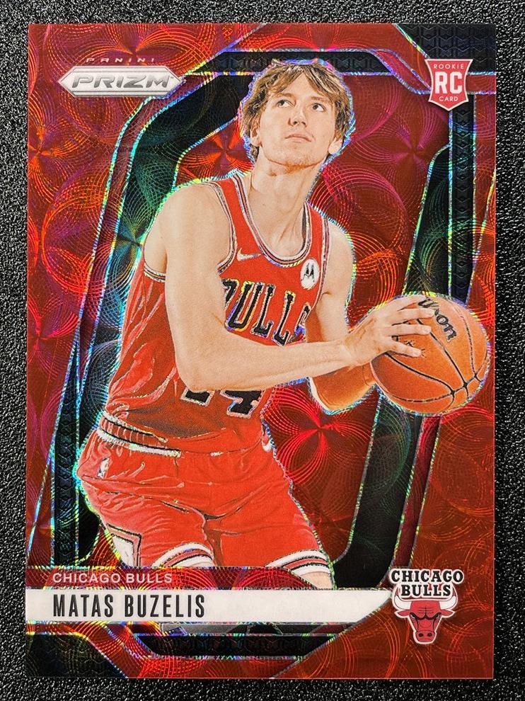 2024 Panini Prizm Basketball Choice Red Matas Buzelis #252 PSA 8.5