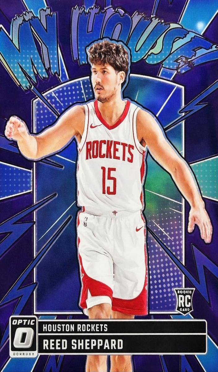 2024 Donruss Optic Basketball Purple Reed Sheppard #18 PSA 9