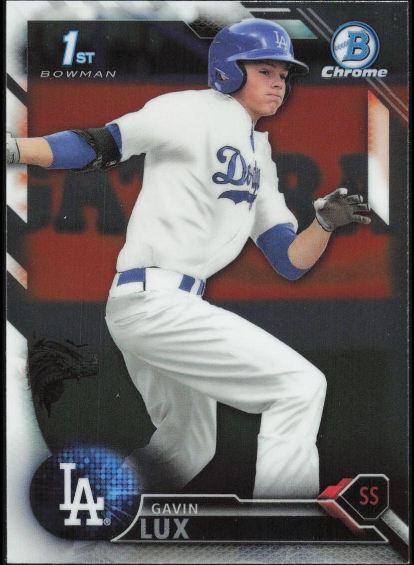 2016 Bowman Chrome Draft Baseball Gavin Lux #BDC-67 PSA 10