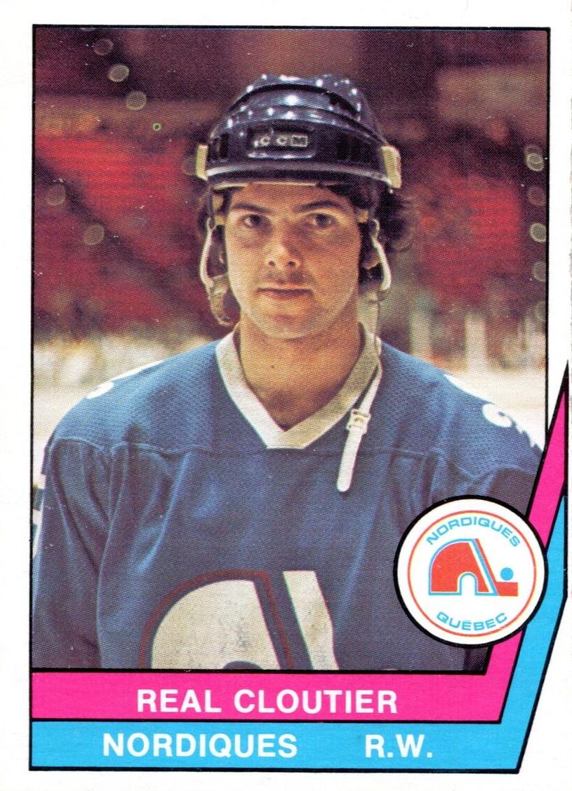 1977 O-Pee-Chee WHA Hockey Real Cloutier #8 PSA 8