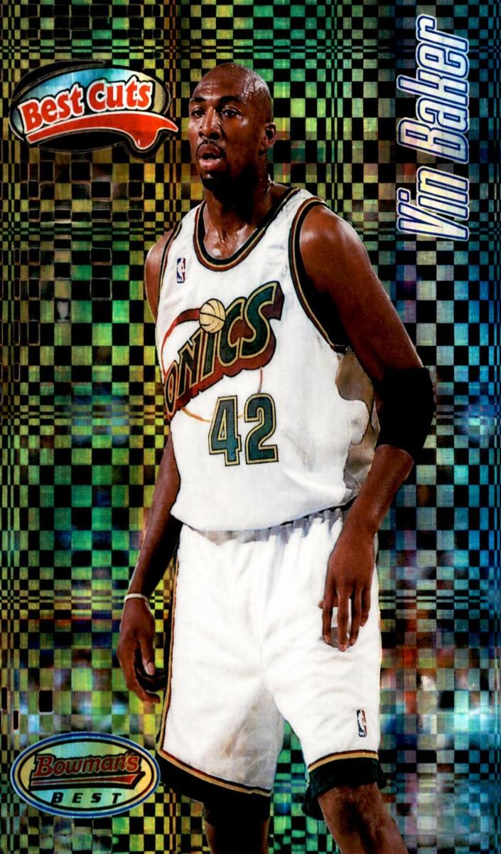 1997 Bowman's Best Basketball Atomic Refractor Vin Baker #BC1 PSA 9