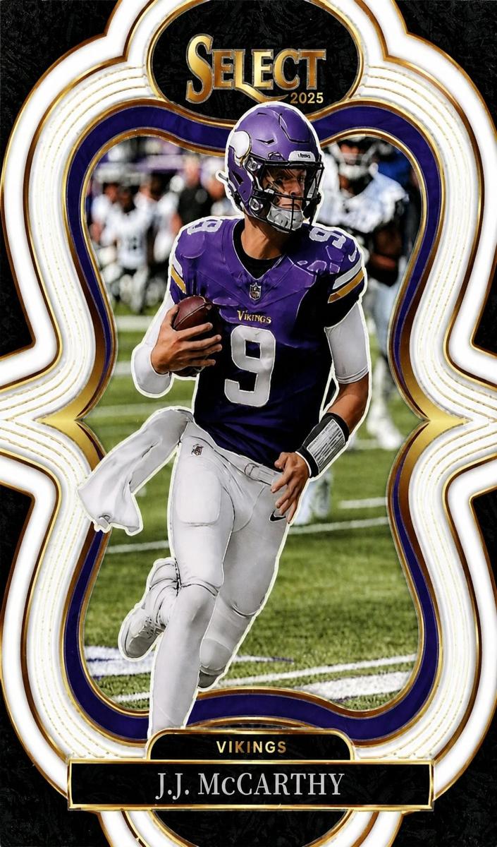 2025 Panini Select Football Silver J.J. McCarthy #363