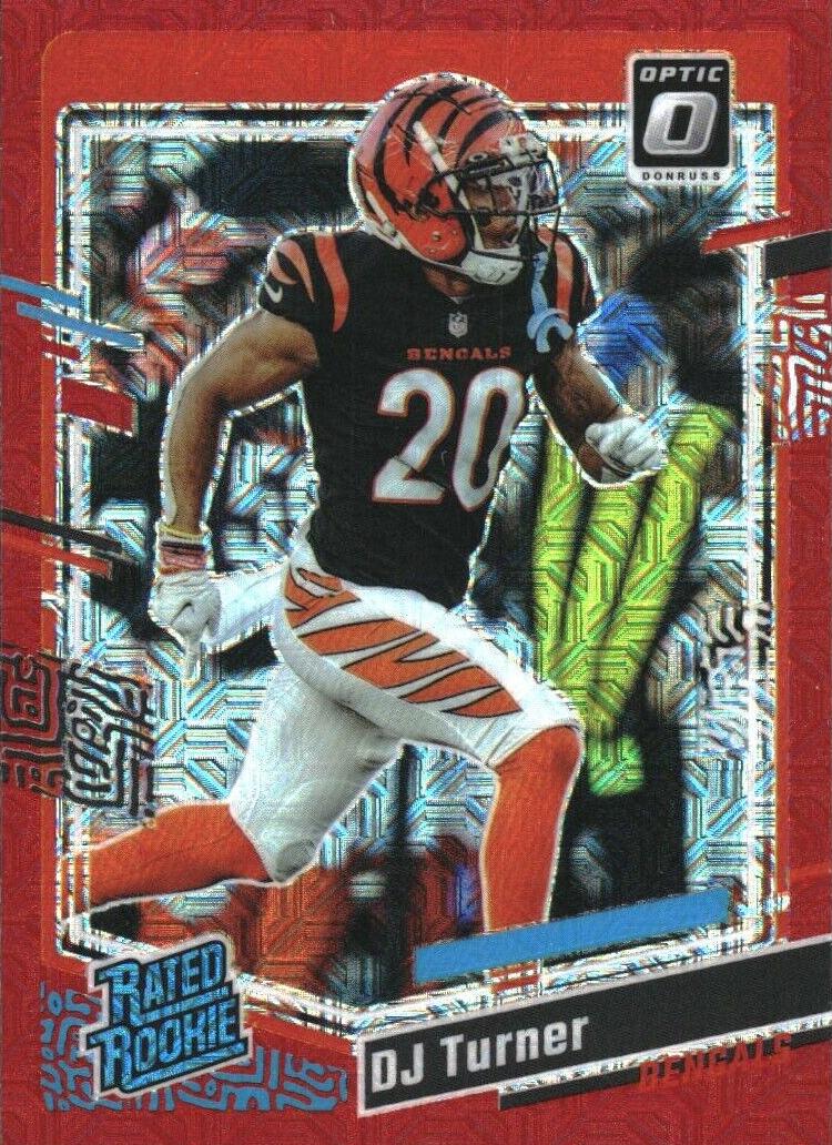 2023 Donruss Optic Football Red Mojo DJ Turner #220