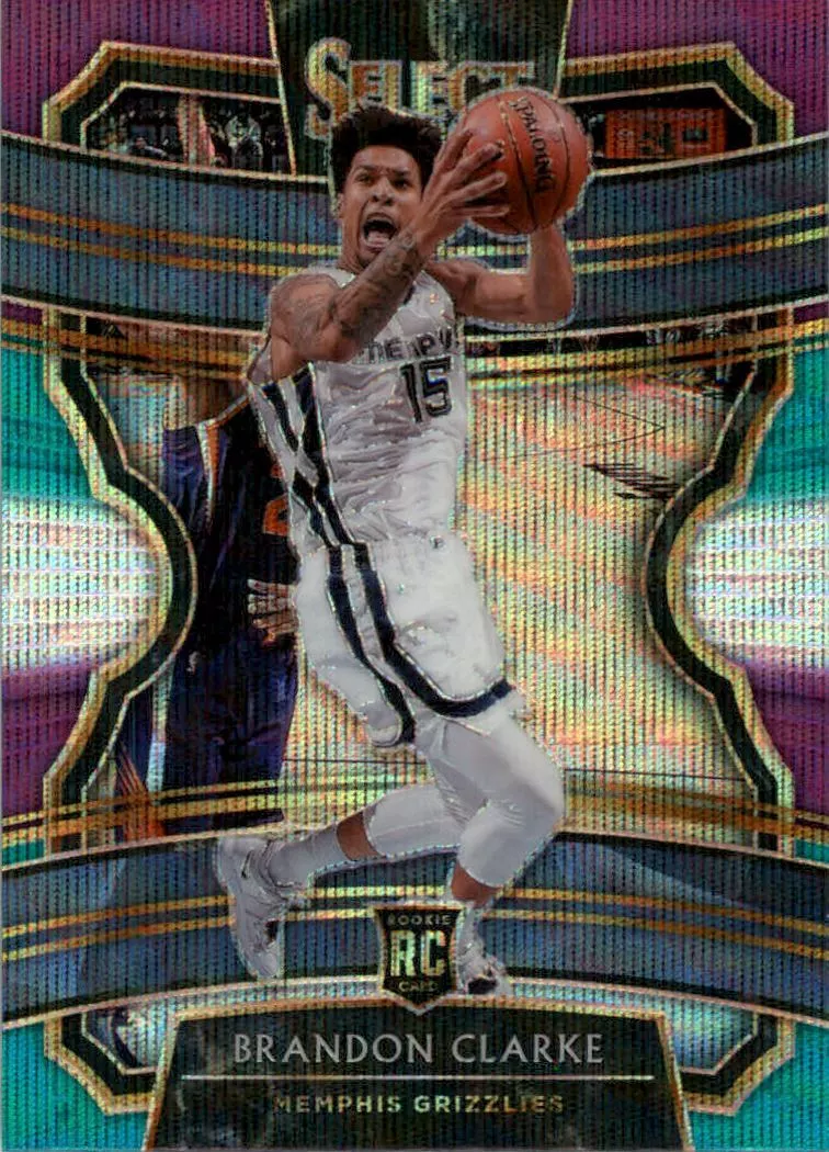 2019 Panini Select Basketball Tri Color Brandon Clarke #76