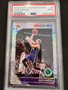 2019 Panini Hoops Premium Stock Basketball Pulsar Alex Caruso #5 PSA 9