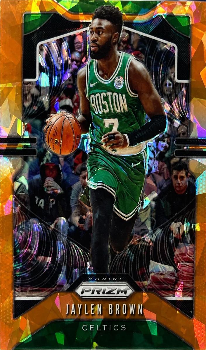 2019 Panini Prizm Basketball Orange Ice Jaylen Brown #40