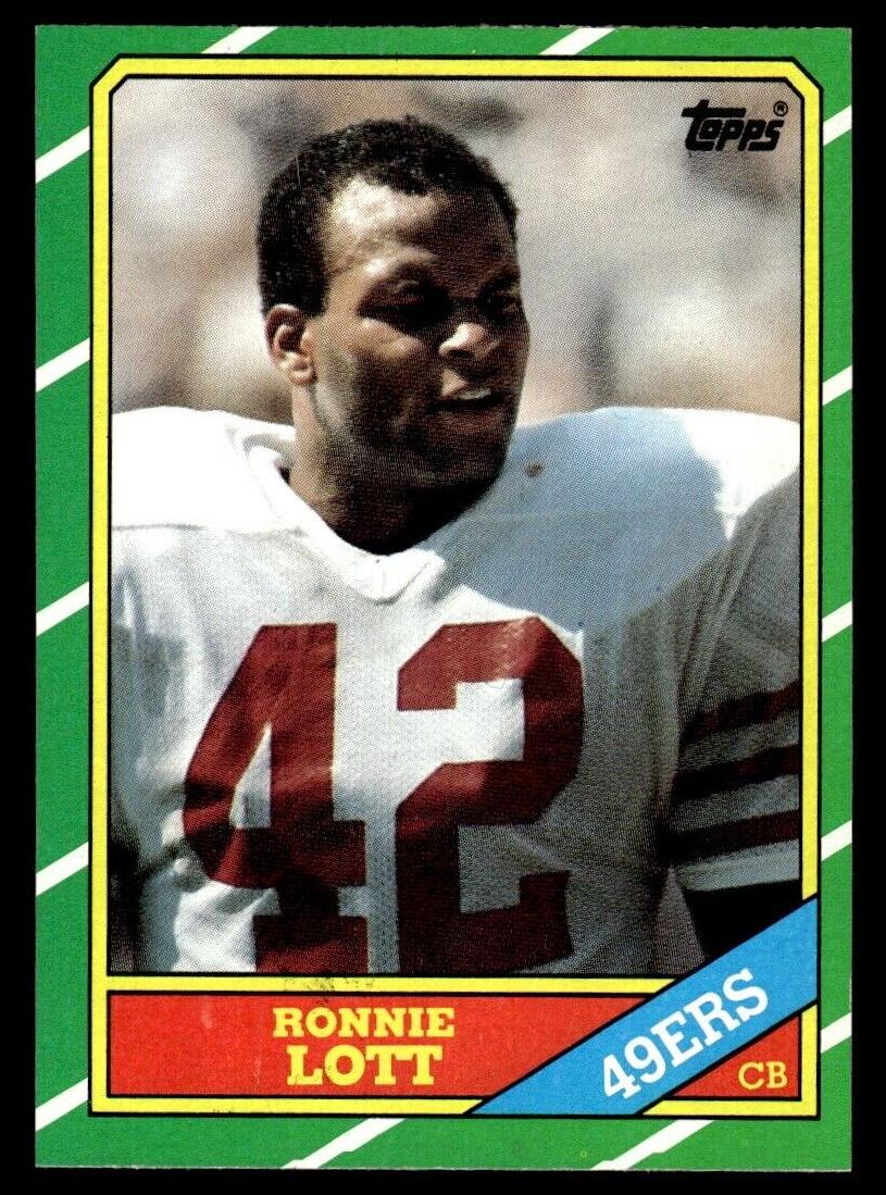 1986 Topps Football Ronnie Lott #168 PSA 9