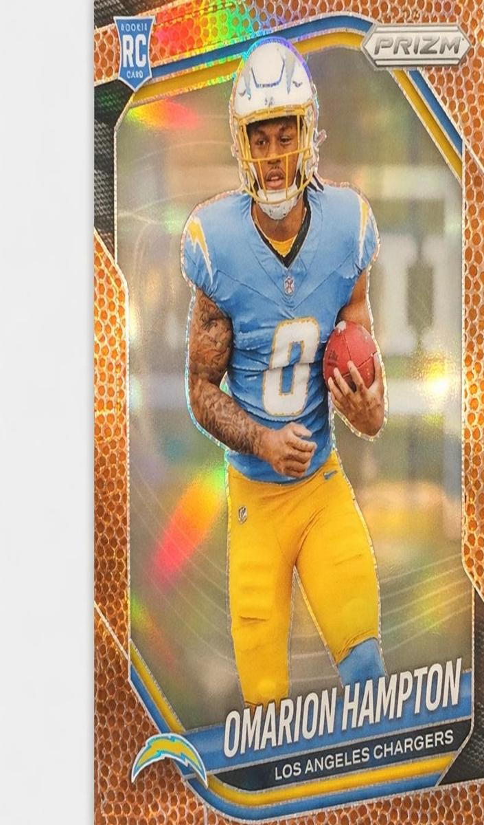 2025 Panini Prizm Football Pigskin Omarion Hampton #355 PSA 10