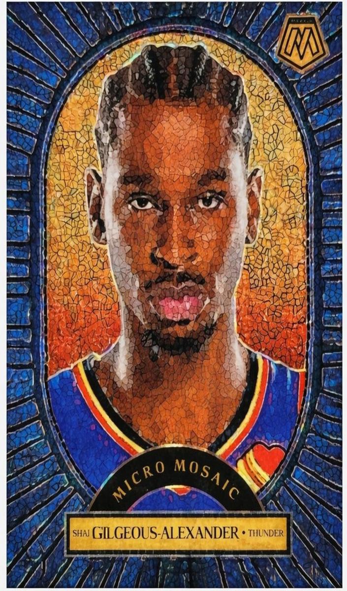 2024 Panini Mosaic Basketball Shai Gilgeous-Alexander #4