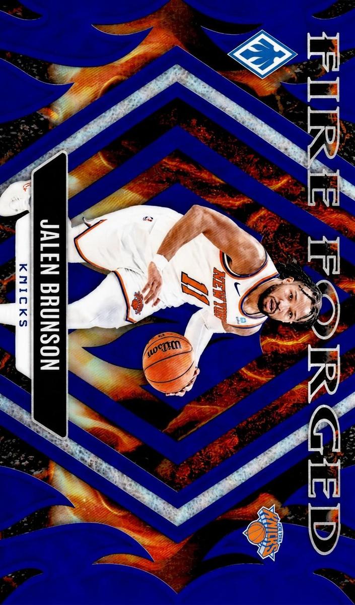 2023 Panini Phoenix Basketball Blue Jalen Brunson #25