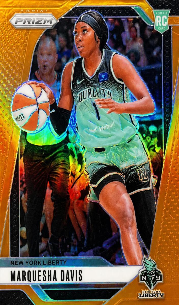 2024 Panini Prizm WNBA Basketball Orange Marquesha Davis #45 PSA 9