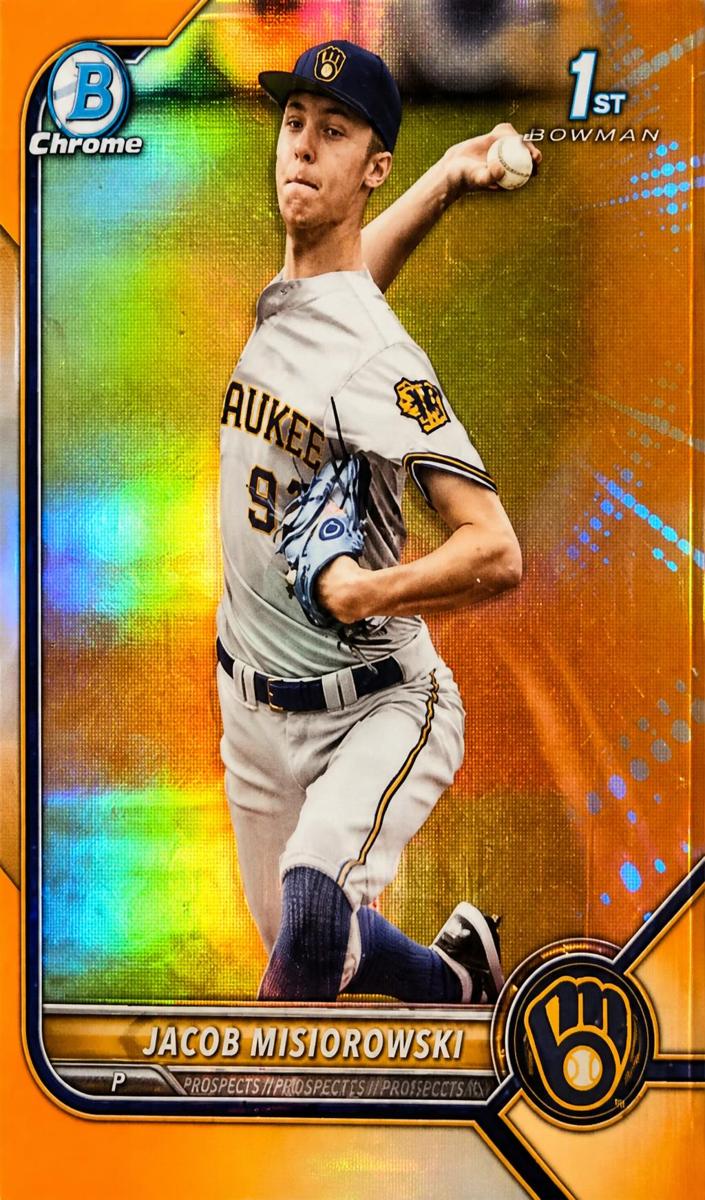 2022 Bowman Draft Baseball Orange Jacob Misiorowski #BDC-132