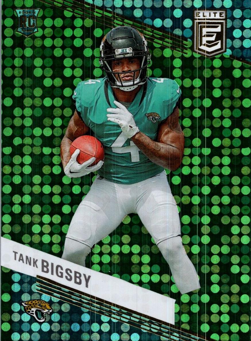 2023 Donruss Elite Football Green Disco Tank Bigsby #184