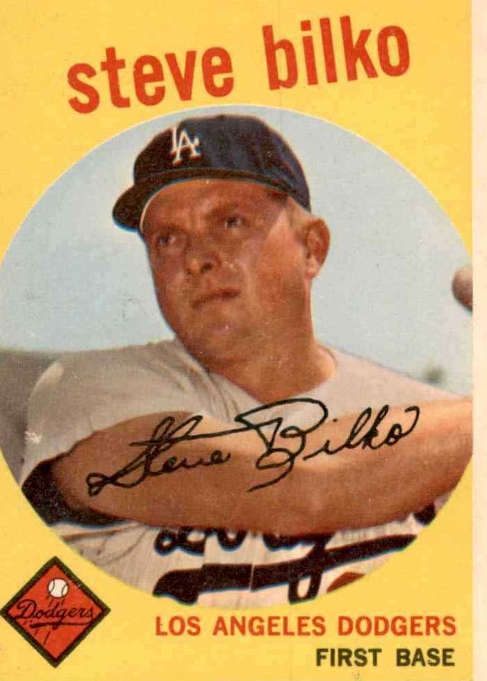 1959 Topps Baseball Steve Bilko #43 PSA 7