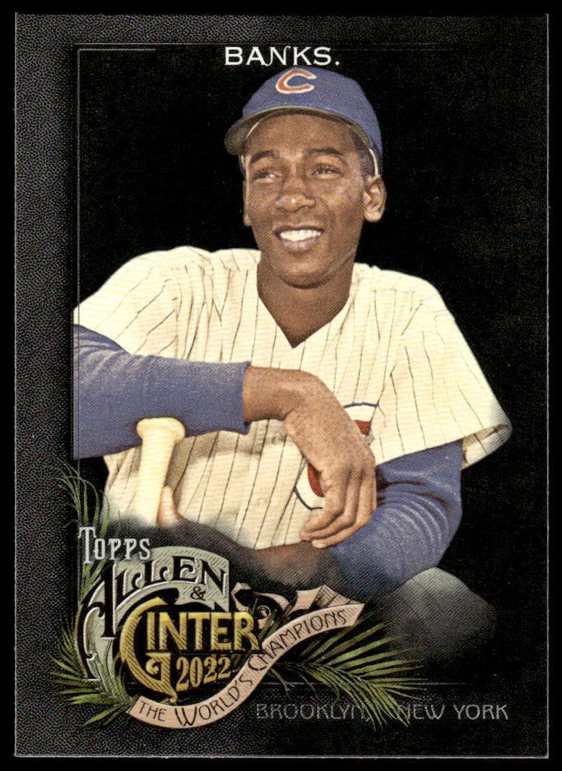 2022 Topps Allen & Ginter Baseball Ernie Banks #3 PSA 9