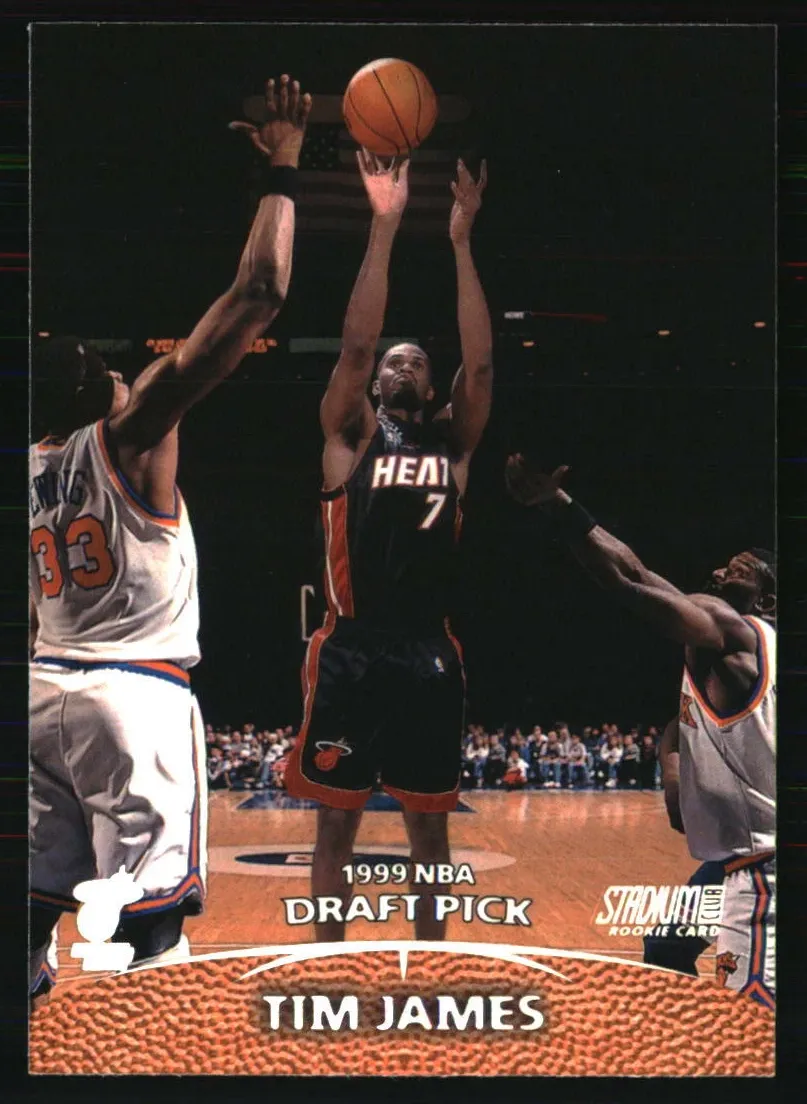 1999 Topps Stadium Club Basketball Tim James #199