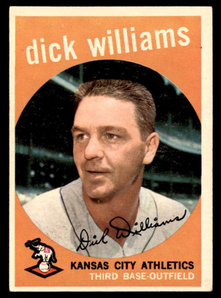 1959 Topps Baseball Dick Williams #292 PSA 7