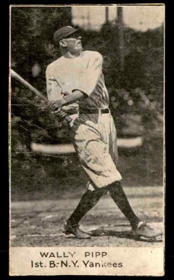 1921 National Caramel E220 Baseball Wally Pipp #NNO