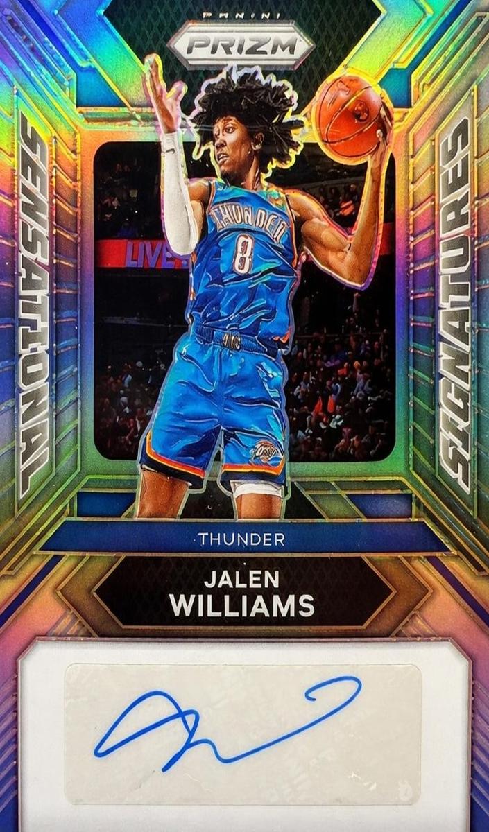 2023 Panini Prizm Basketball Silver Jalen Williams #SS-JW PSA 9