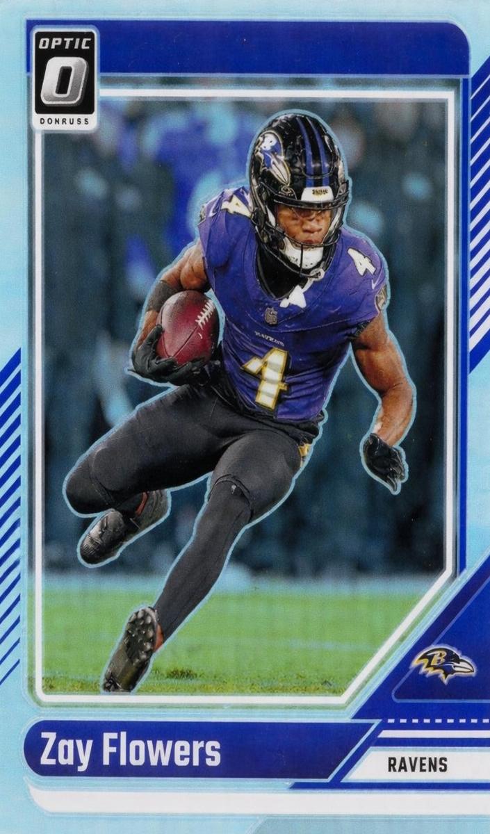 2024 Donruss Optic Football Holo Zay Flowers #15 PSA 9