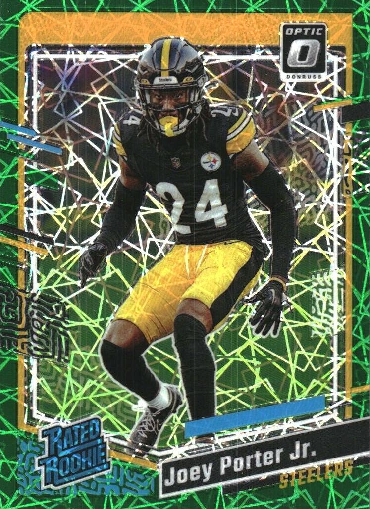 2023 Donruss Optic Football Green Velocity Joey Porter Jr. #287