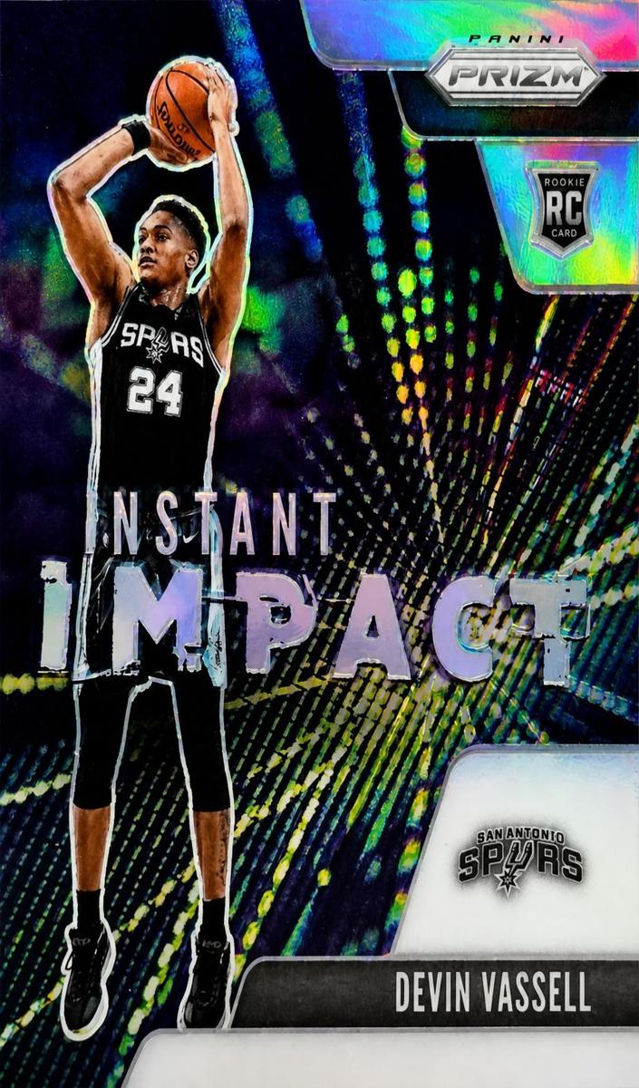 2020 Panini Prizm Basketball Prizms Silver Devin Vassell #17