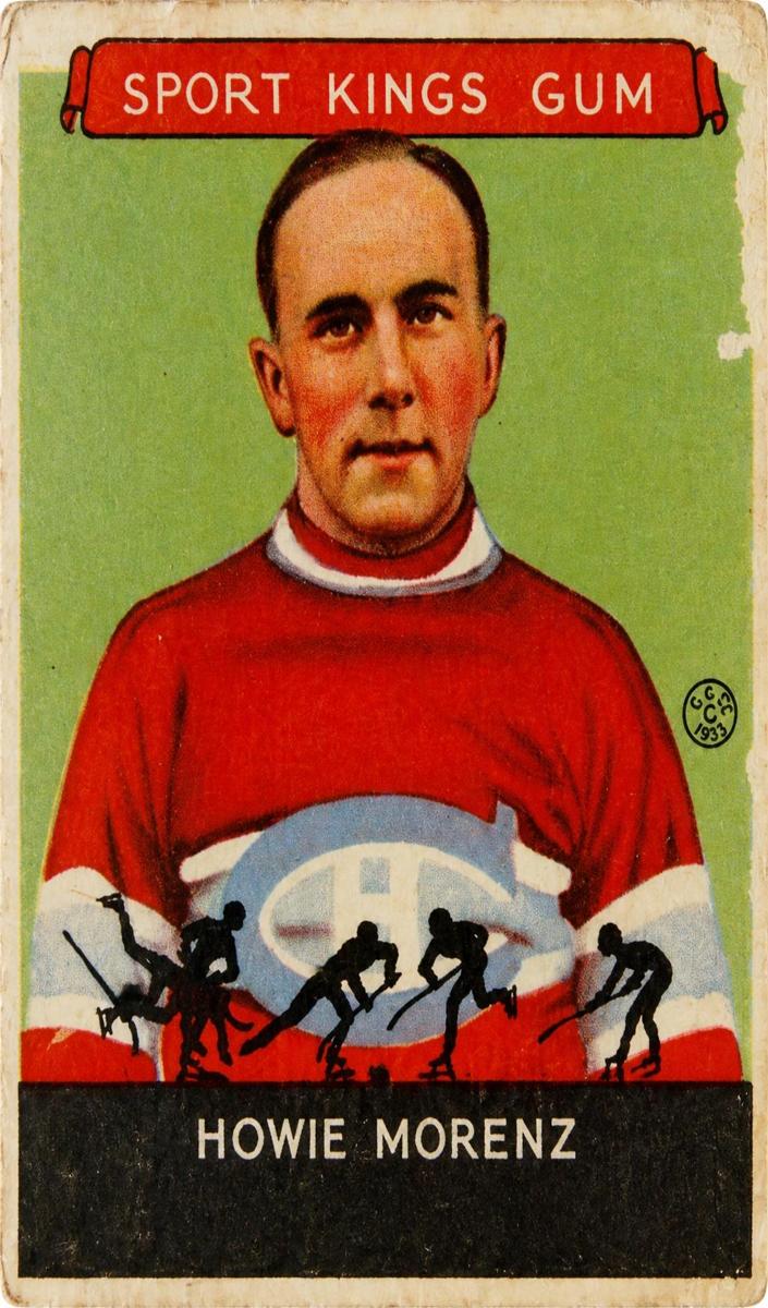 1933 Canadian Gum V252 Hockey Howie Morenz #NNO PSA 1