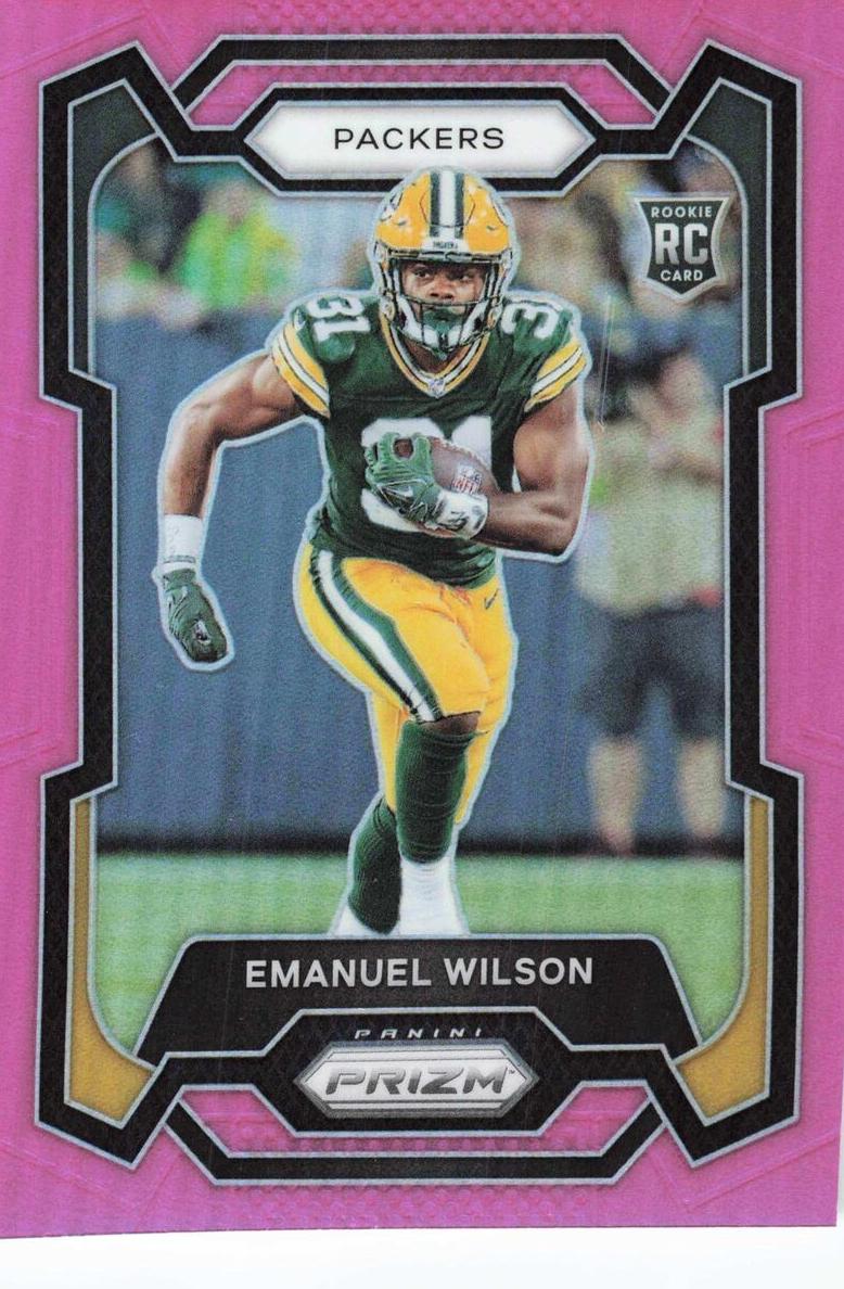 2023 Panini Prizm Football Pink Emanuel Wilson #335