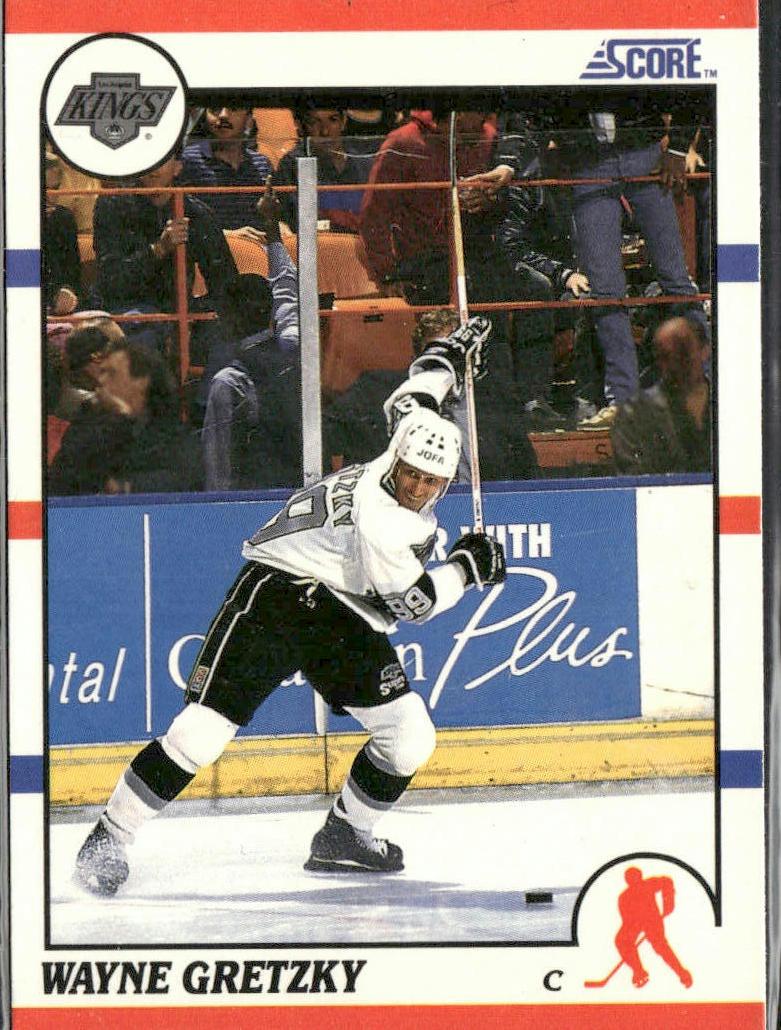 1990 Score Hockey Wayne Gretzky #1 PSA 8