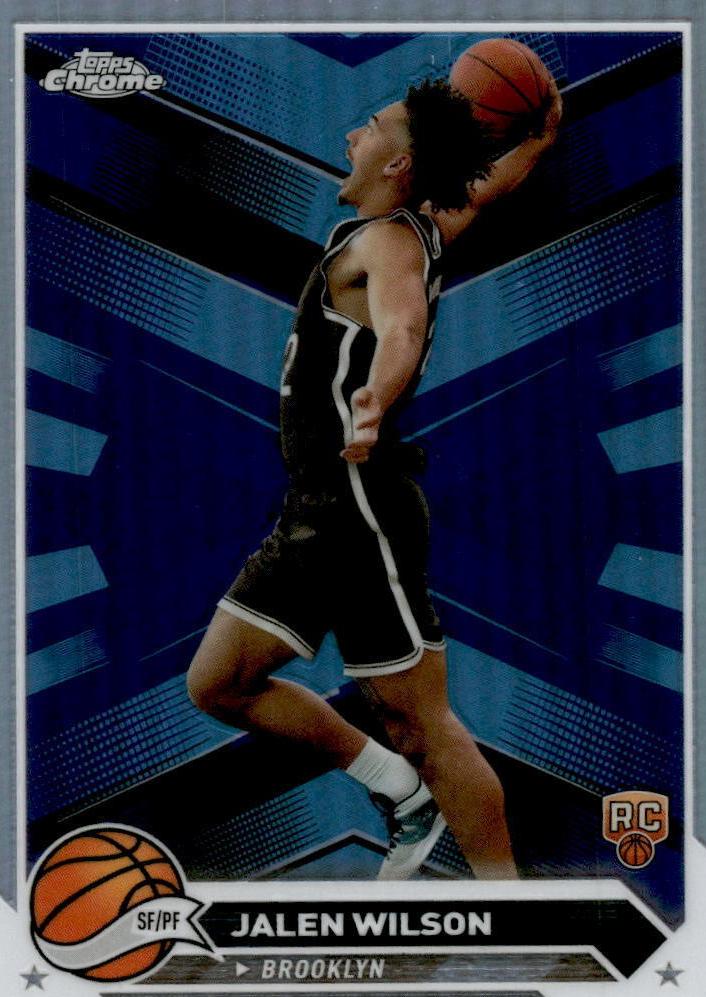 2023 Topps Chrome Basketball Jalen Wilson #61