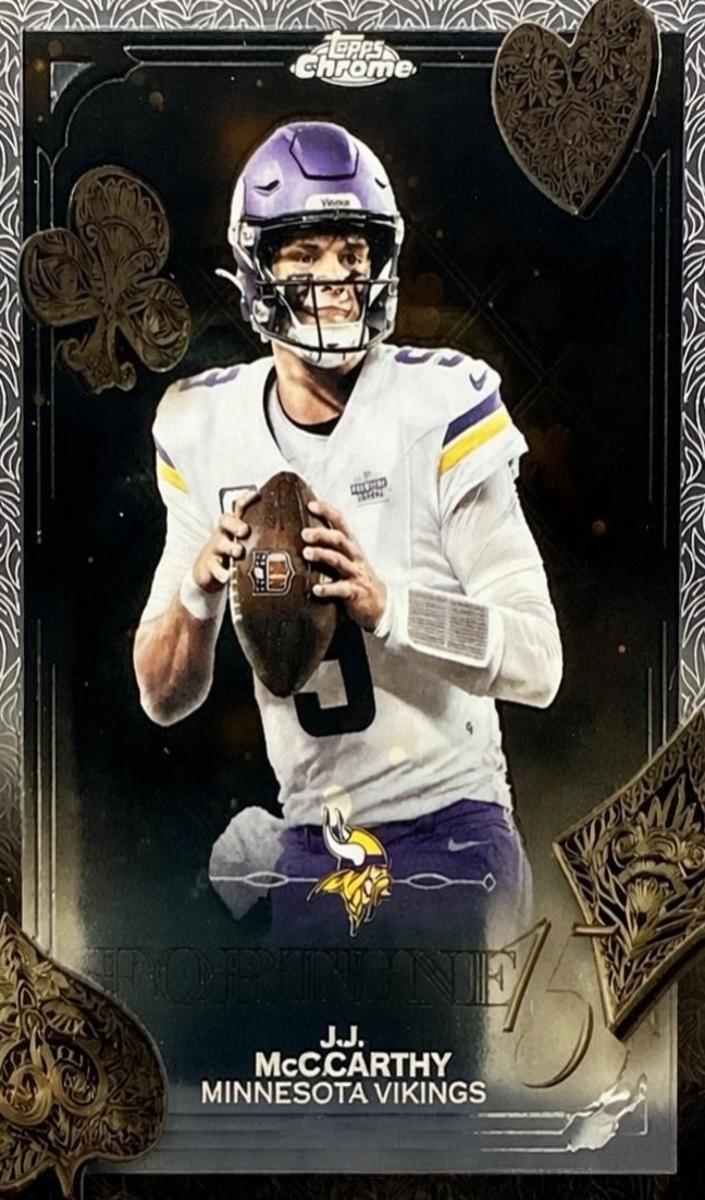 2025 Topps Chrome Football J.J. McCarthy #F15-18