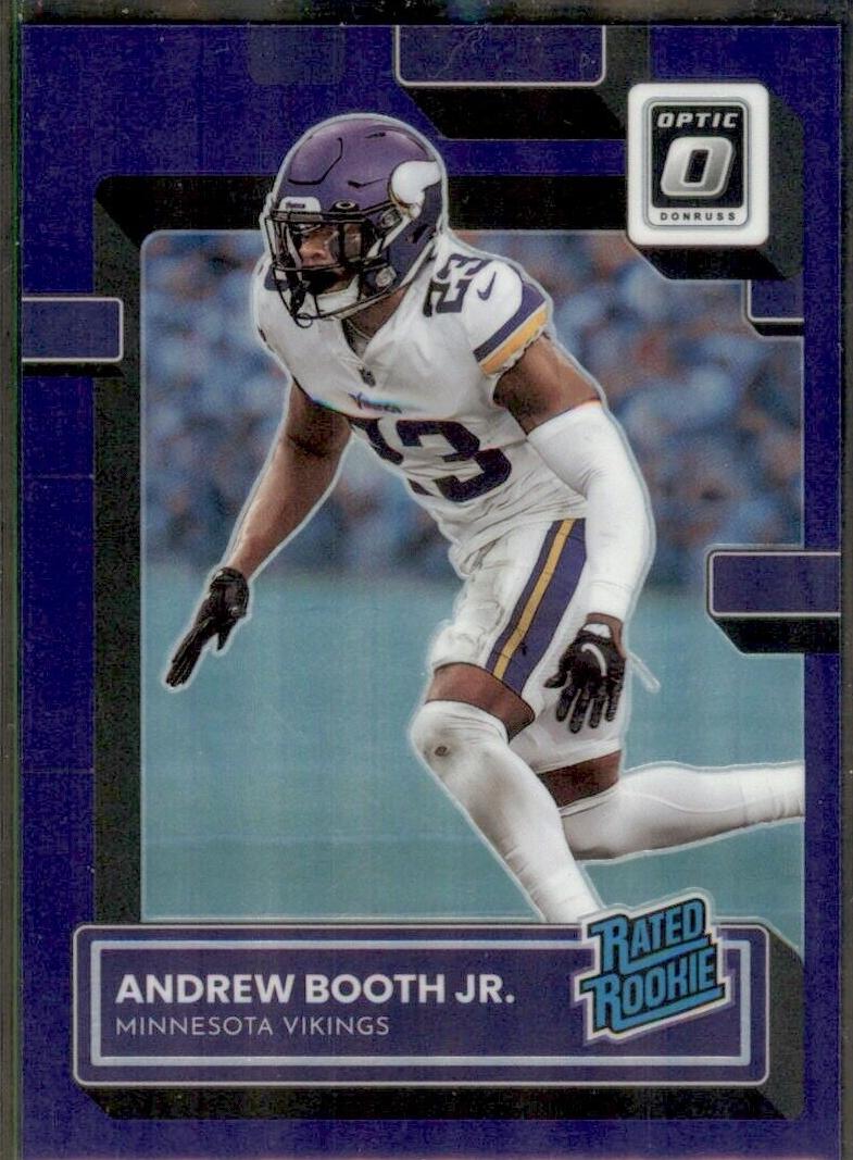 2022 Donruss Optic Football Purple Andrew Booth Jr. #264