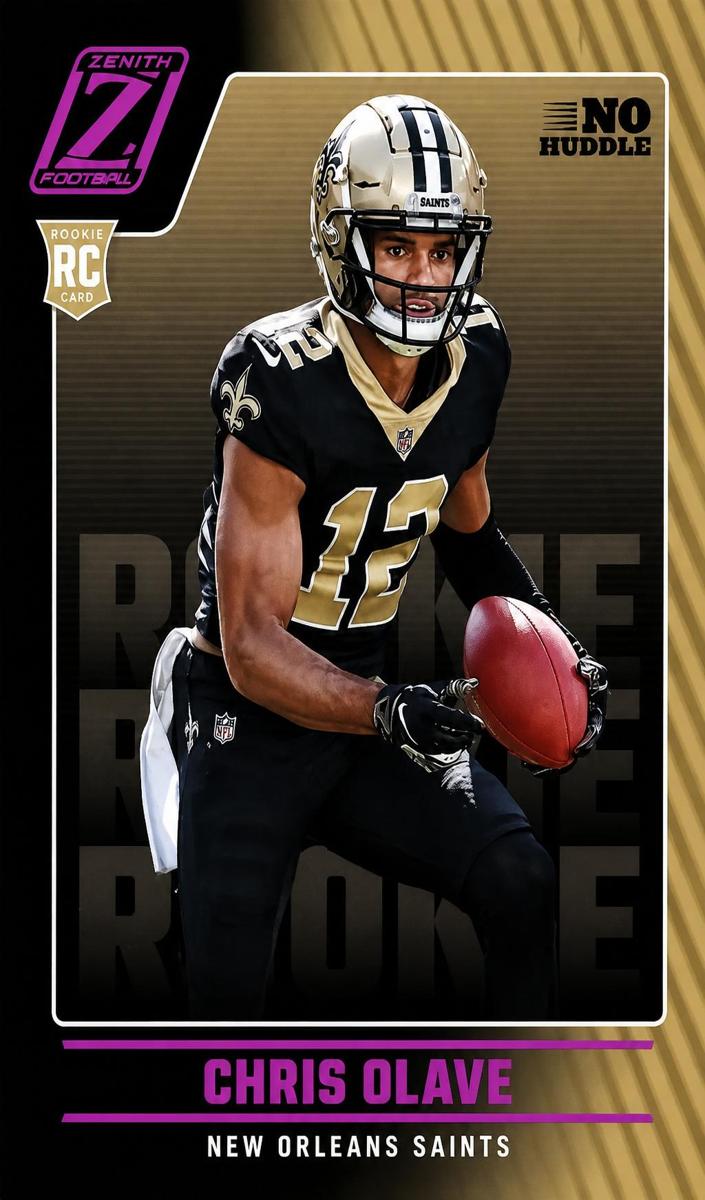 2022 Panini Zenith Football No Huddle Chris Olave #109