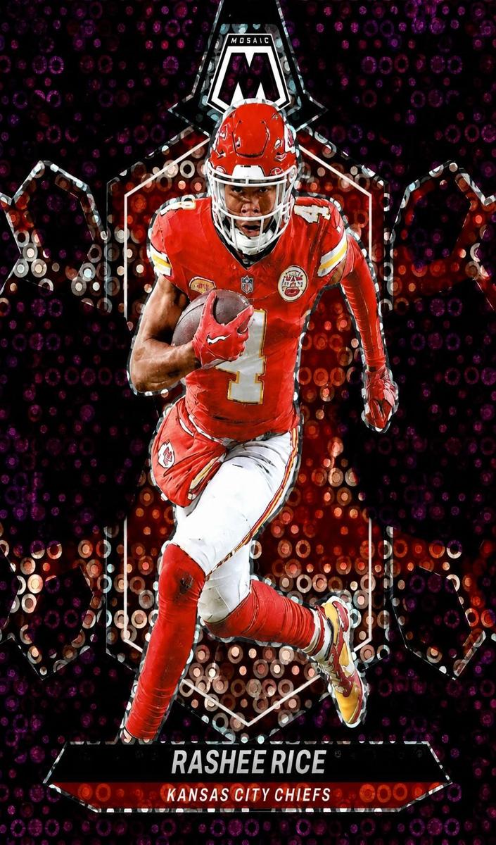 2024 Panini Mosaic Football No Huddle Purple Rashee Rice #108
