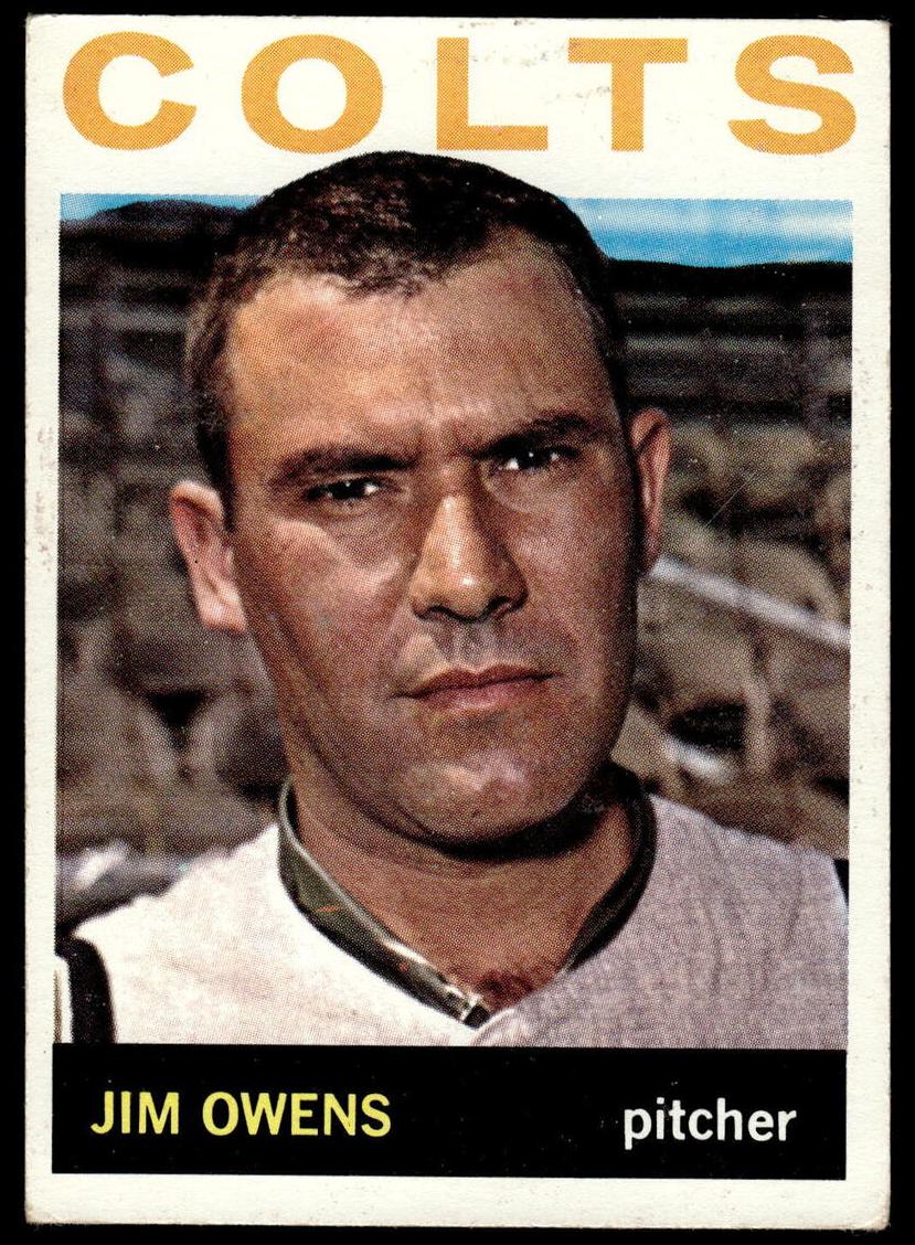 1964 Topps Baseball Jim Owens #241 PSA 8