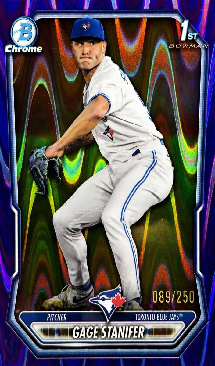 2026 Bowman Baseball Purple RayWave Refractor Gage Stanifer #BCP-37