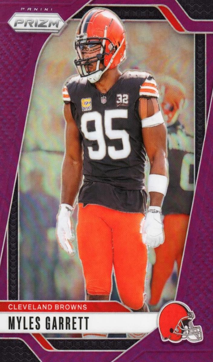 2024 Panini Prizm Football Purple Myles Garrett #69