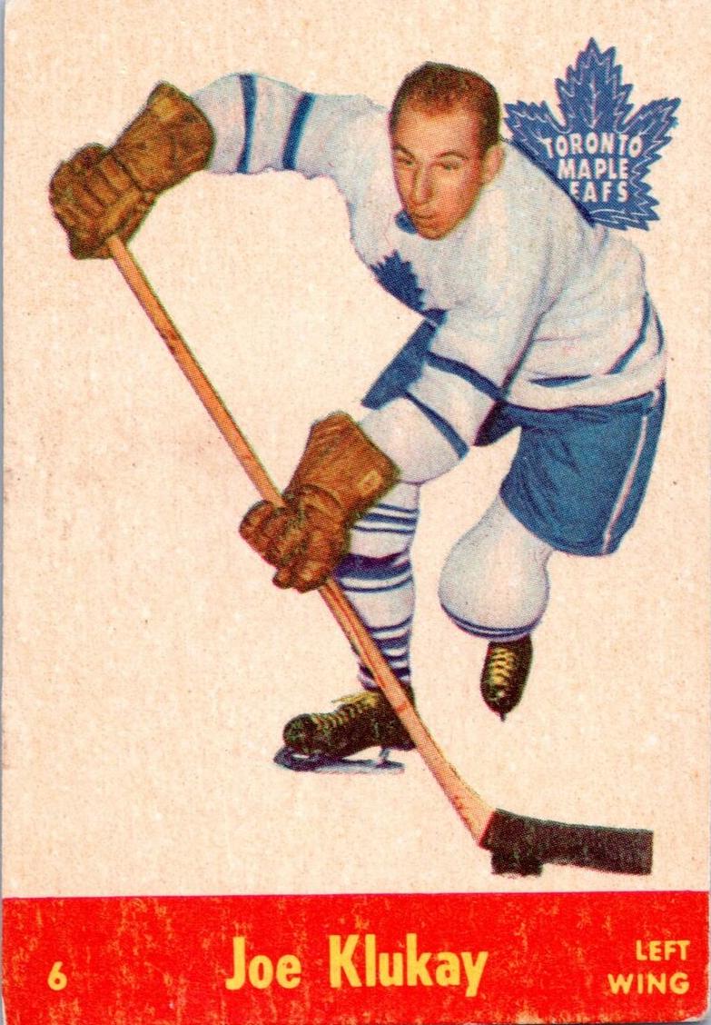 1955 Parkhurst Hockey Joe Klukay #6